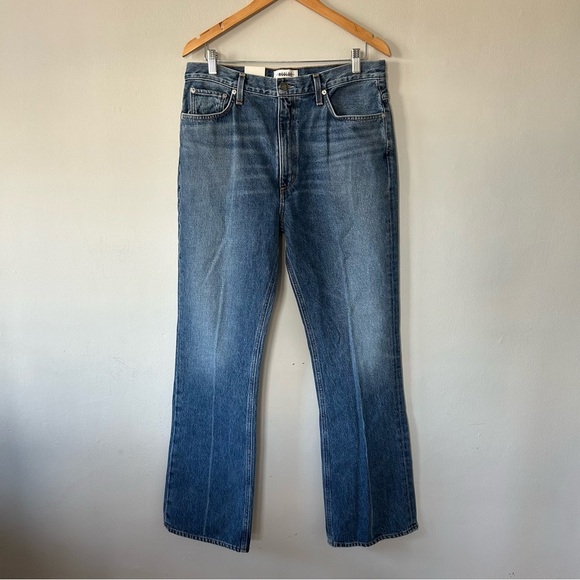 AGOLDE Vintage High Rise Flare Jeans Absolute Size 32 NWT - Picture 2 of 7